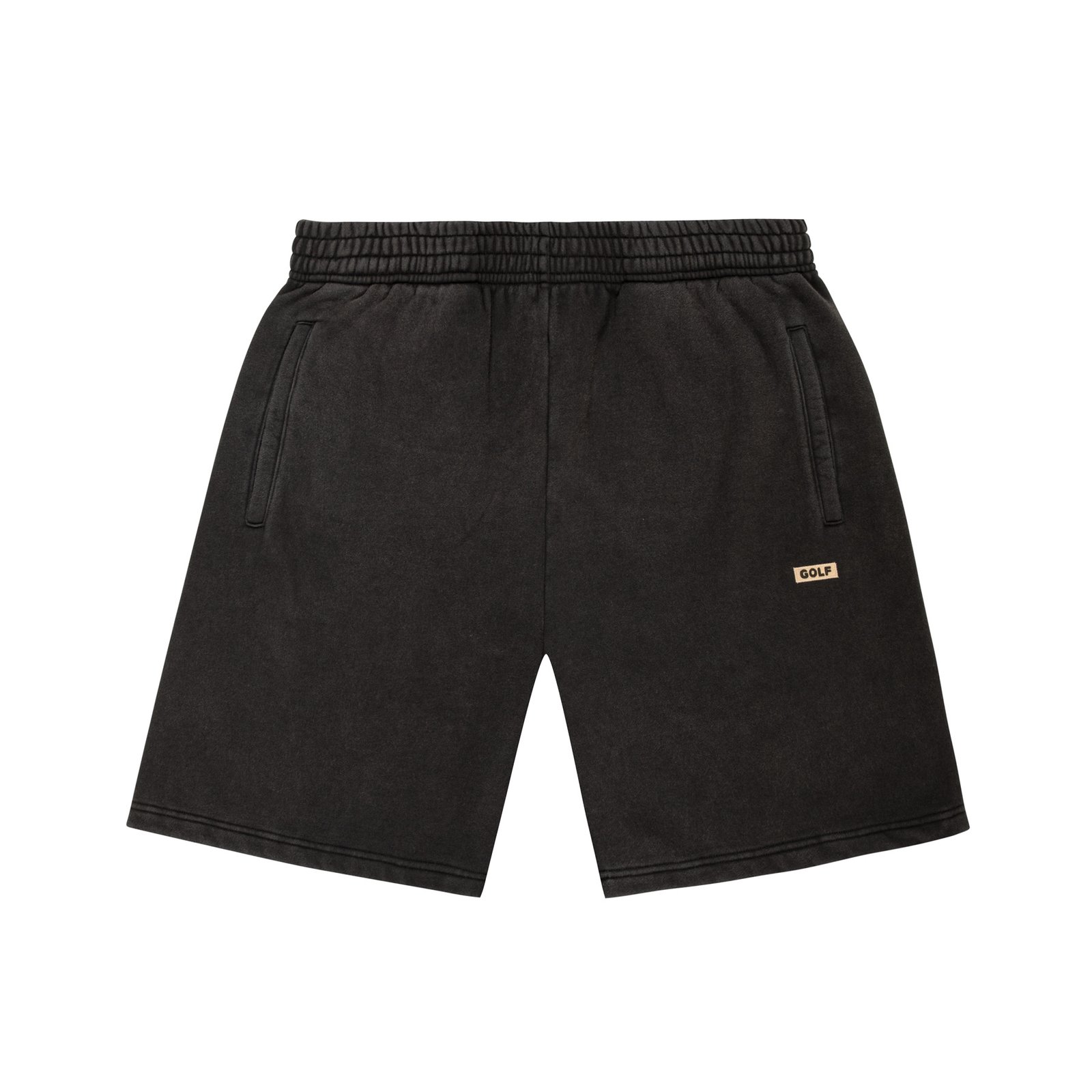 Washed Logo Sweatshort Black
