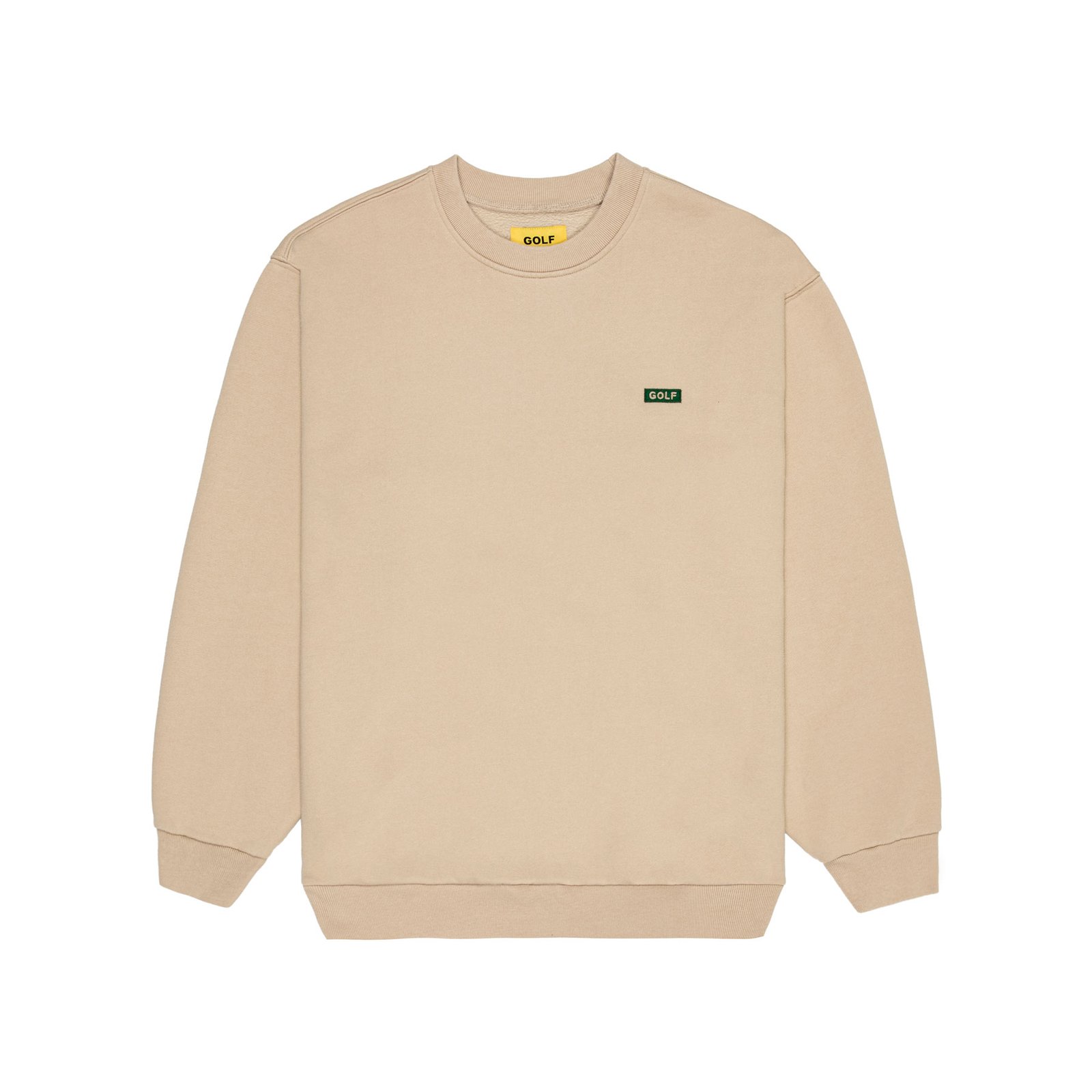 Washed Logo Crewneck Sand